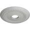 Ekena Millwork Classic Ceiling Medallion (Fits Canopies up to 12 3/4"), Hnd-Painted Frost, 18 5/8"OD 4"ID x 1 1/8"P CM19CLFRF - alternate 2